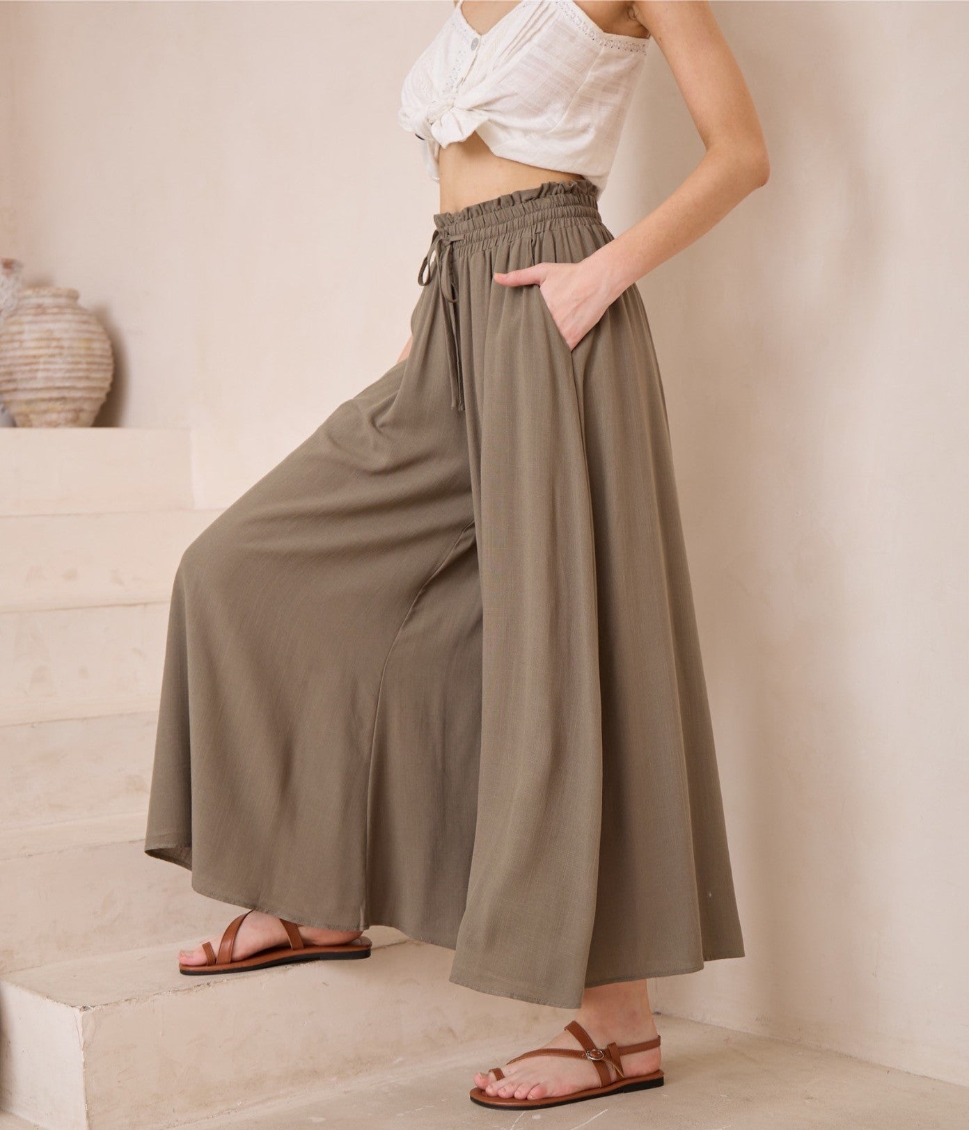 Nova 3/4 pants | Khaki