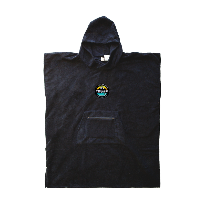 Adventure Cotton Towel Hoodie | Adult / Black