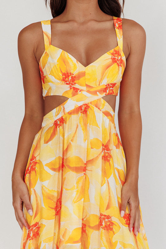 Sunset Serenade Dress | Yellow