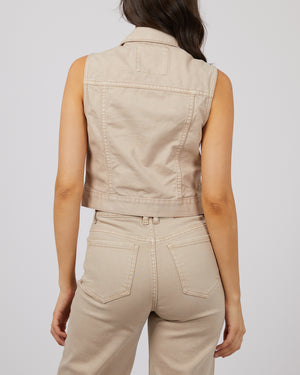 Harper Vest / Beige | All About Eve