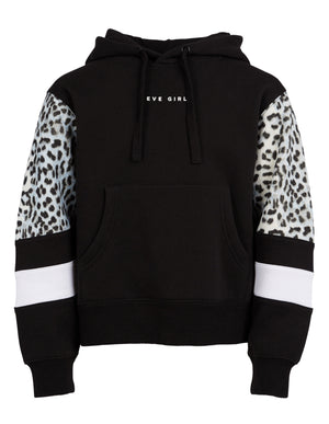 Riley Contrast Hoodie / Black | Eve Girl Eve Girl