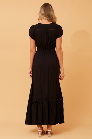 Dusky Maxi Dress | Black