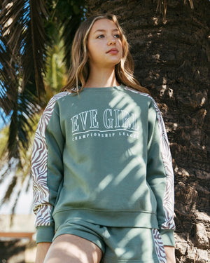 Savannah Contrast Crew | Eve Girl | Youth