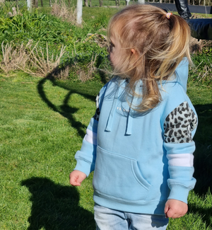 Riley Contrast Hoodie / Blue | Eve Girl Eve Girl