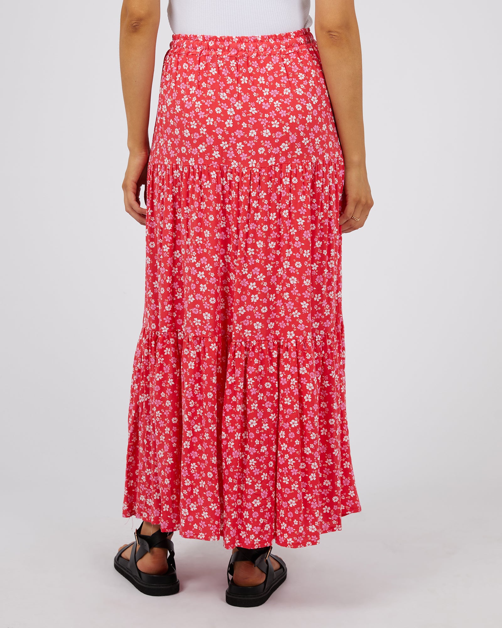 Dolly Maxi Skirt / Red | All About Eve