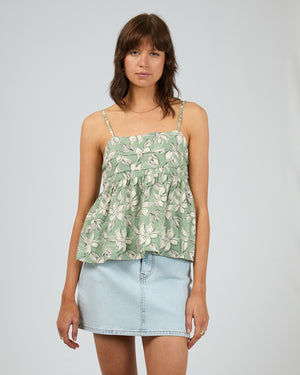 Eden Top / Sage Floral | Silent Theory