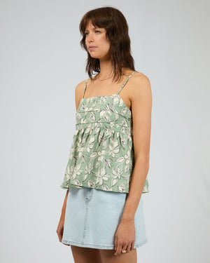 Eden Top / Sage Floral | Silent Theory