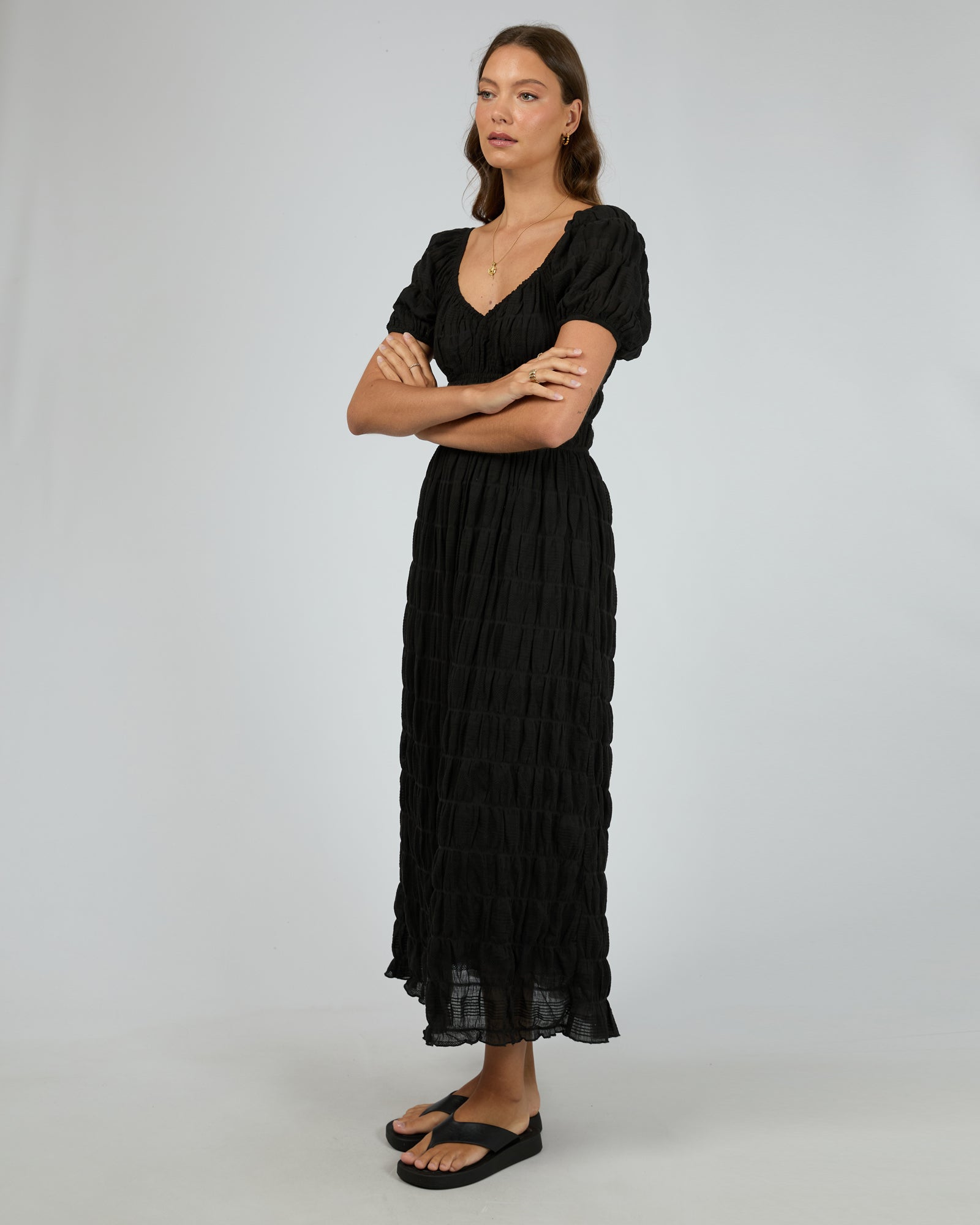 Maude Maxi Dress / Black | All About Eve