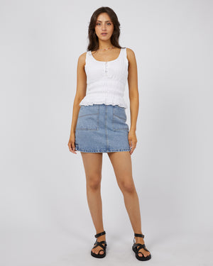 Maude Top / White | All About Eve