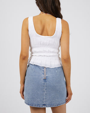 Maude Top / White | All About Eve