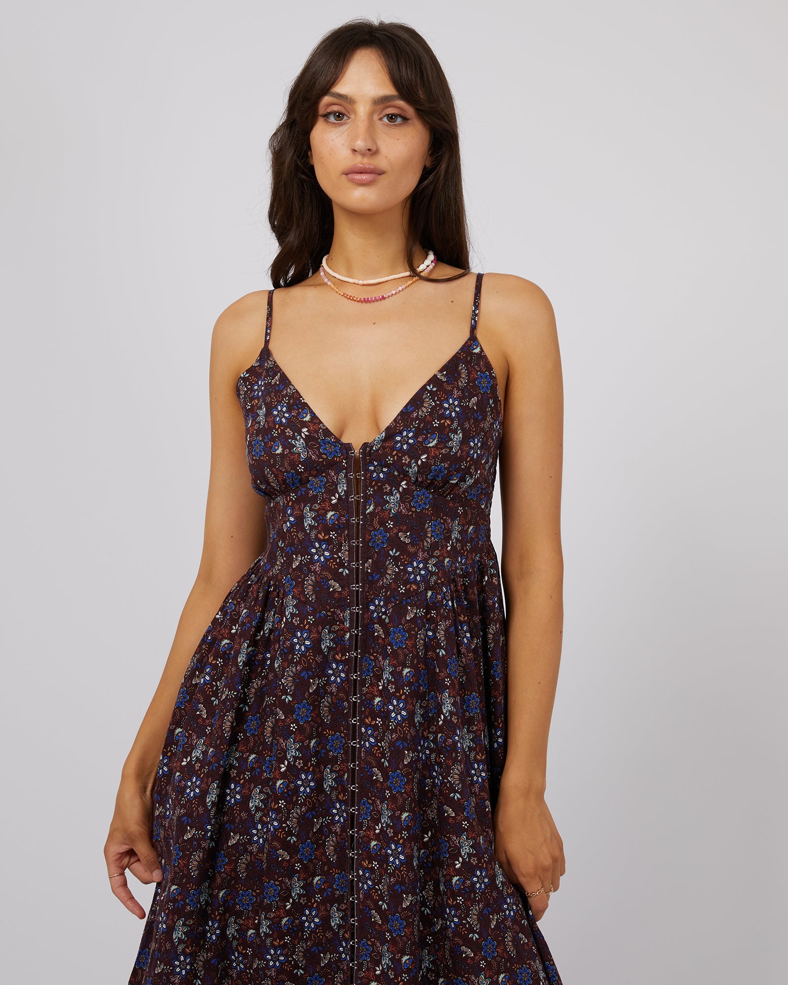 Millie Floral Print Midi Dress | All About Eve