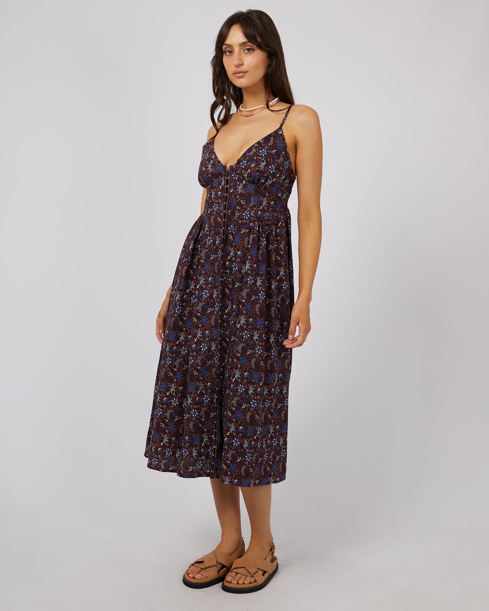 Millie Floral Print Midi Dress | All About Eve