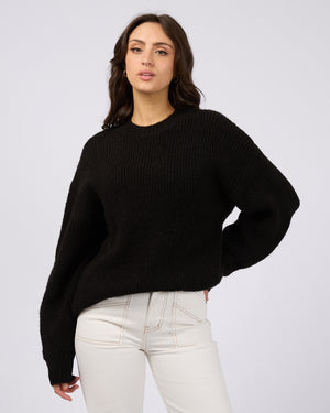 Selena Knit Top / Black \ All About Eve All About Eve