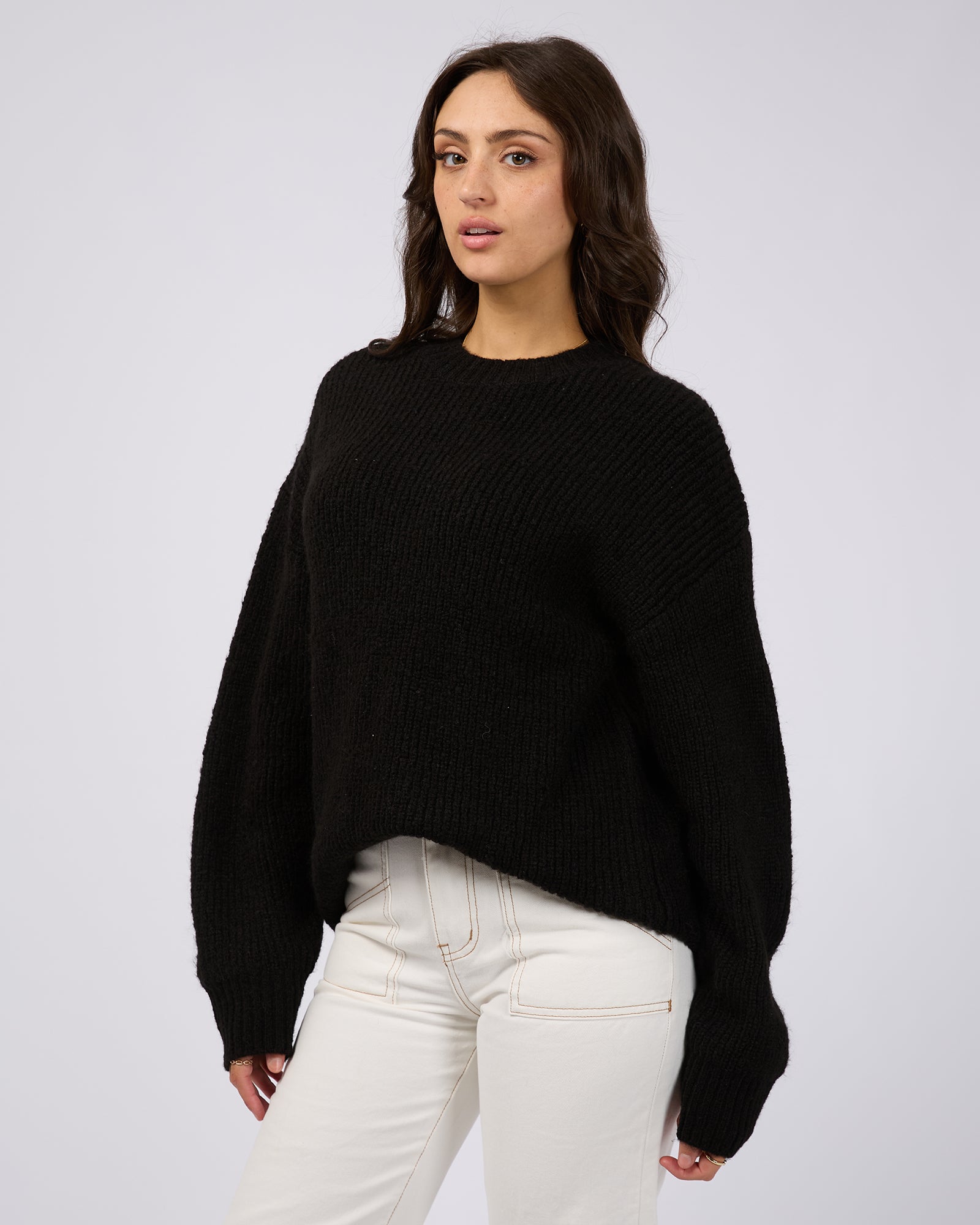 Selena Knit Top / Black \ All About Eve All About Eve