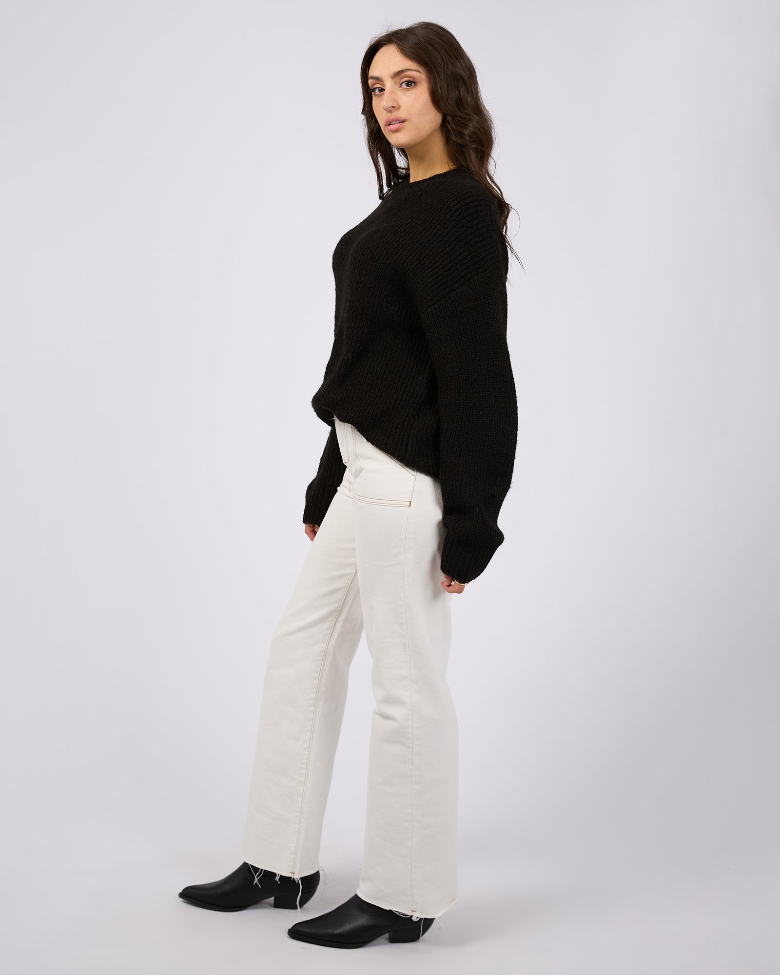 Selena Knit Top / Black \ All About Eve All About Eve