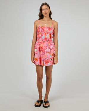 Tyra Mini Dress / Pink | All About Eve