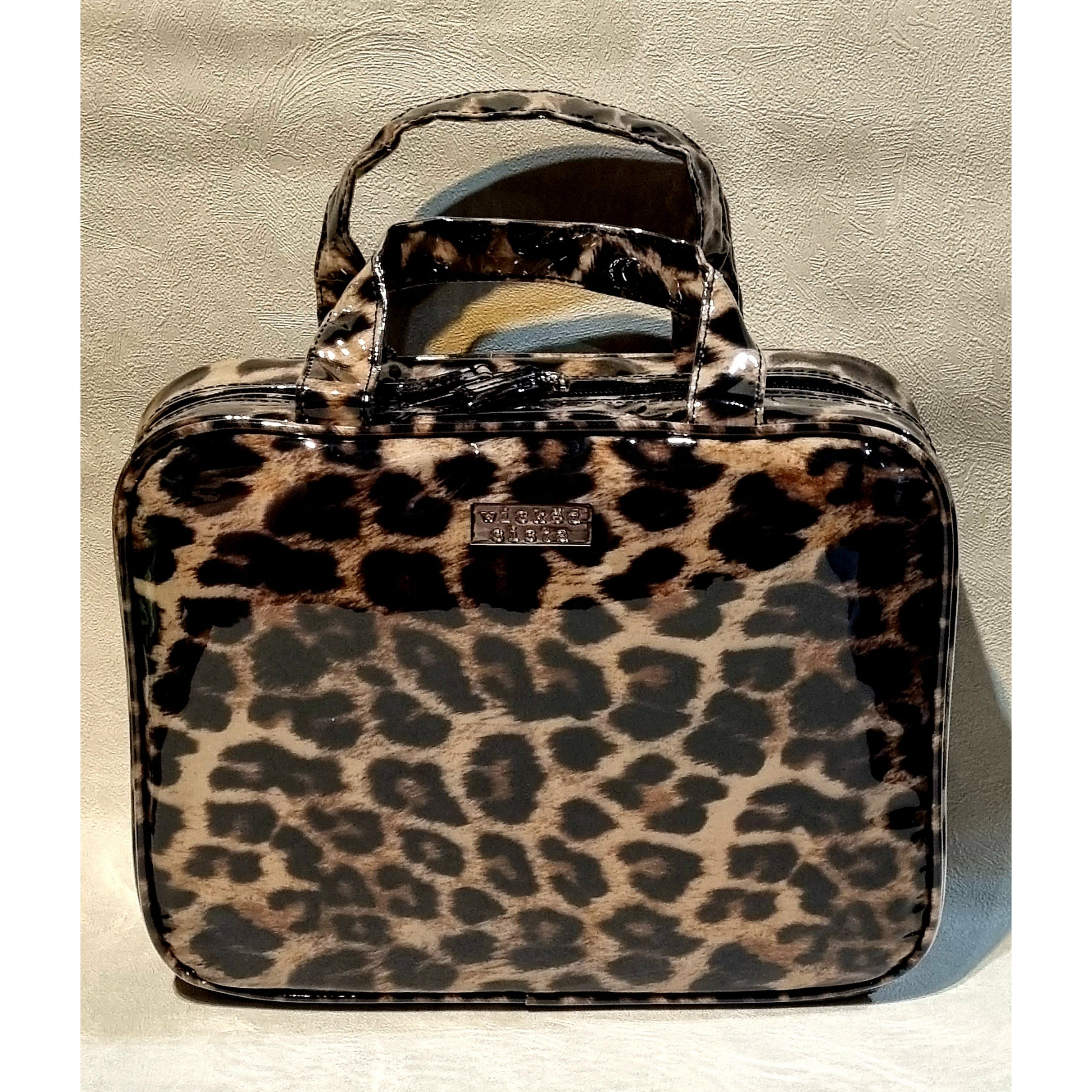 Victoria's Secret Luxe Leopard Brown 4 in 1 Cosmetic Bag - Luxe Leopard Brown