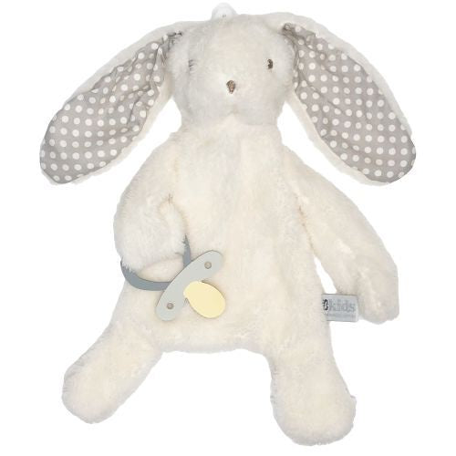Bunny Comforter with Dummy Holder Grey Kode Boutique